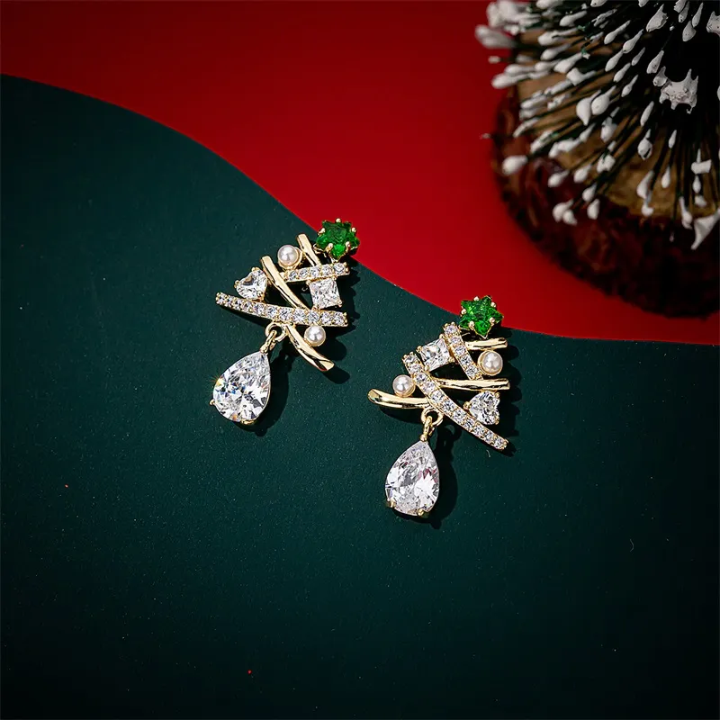 QLADY S925 Silver Stud Earrings Women's-6
