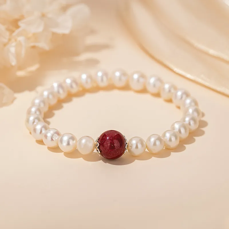 QLADY Freshwater Pearl Bracelets Women's-1