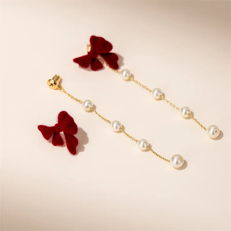 QLADY S925 Silver Stud Earrings Women's-5