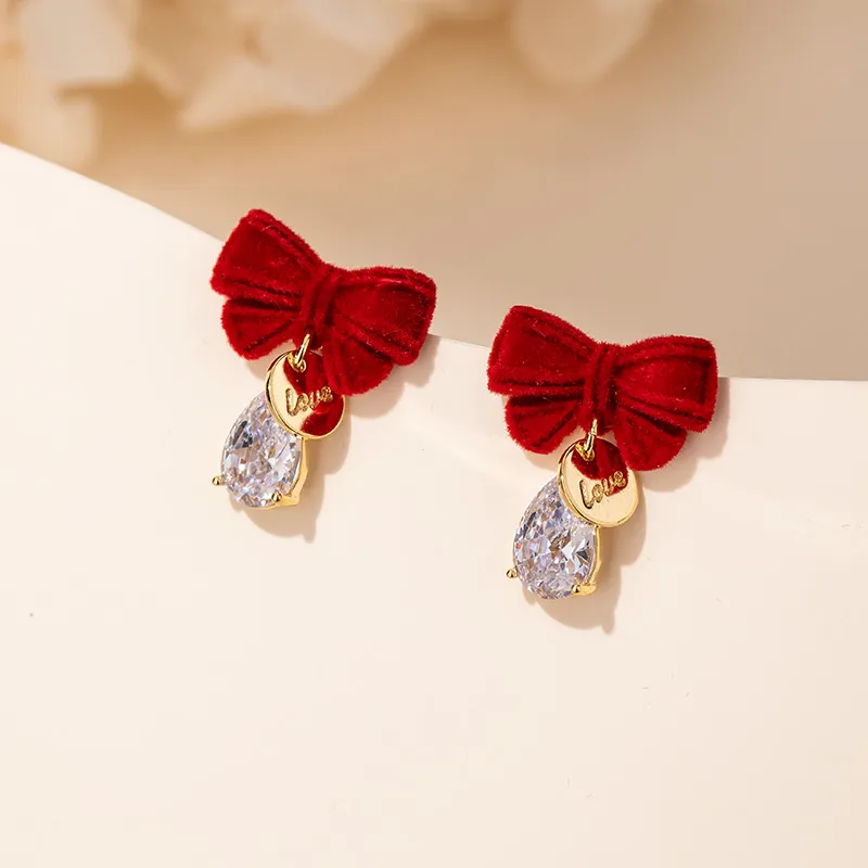 QLADY S925 Silver Stud Earrings Women's-3