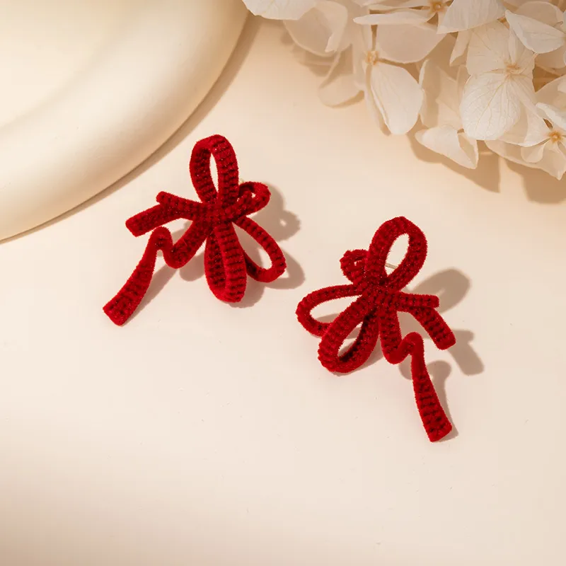 QLADY S925 Silver Stud Earrings Women's-5