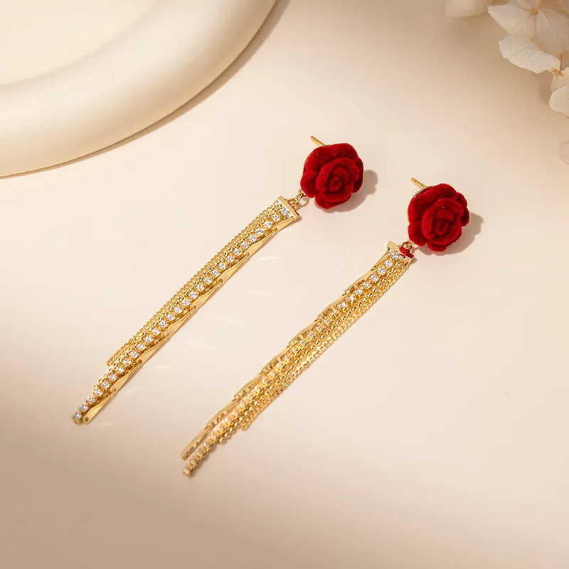 QLADY S925 Silver Stud Earrings Women's-5