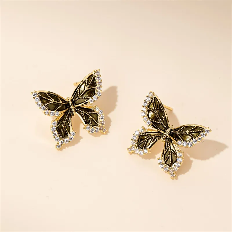 QLADY S925 Silver Stud Stud Earrings Women's-5