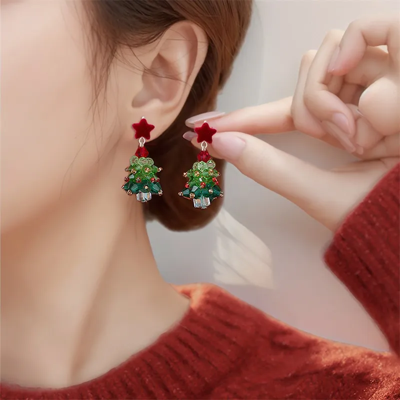 QLADY Alloy Acrylic Earrings Women's-1