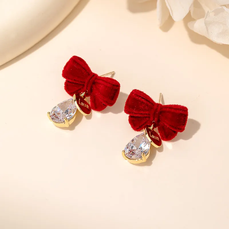 QLADY S925 Silver Stud Earrings Women's-7