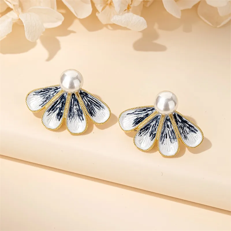 QLADY S925 Silver Stud Earrings Women's-5