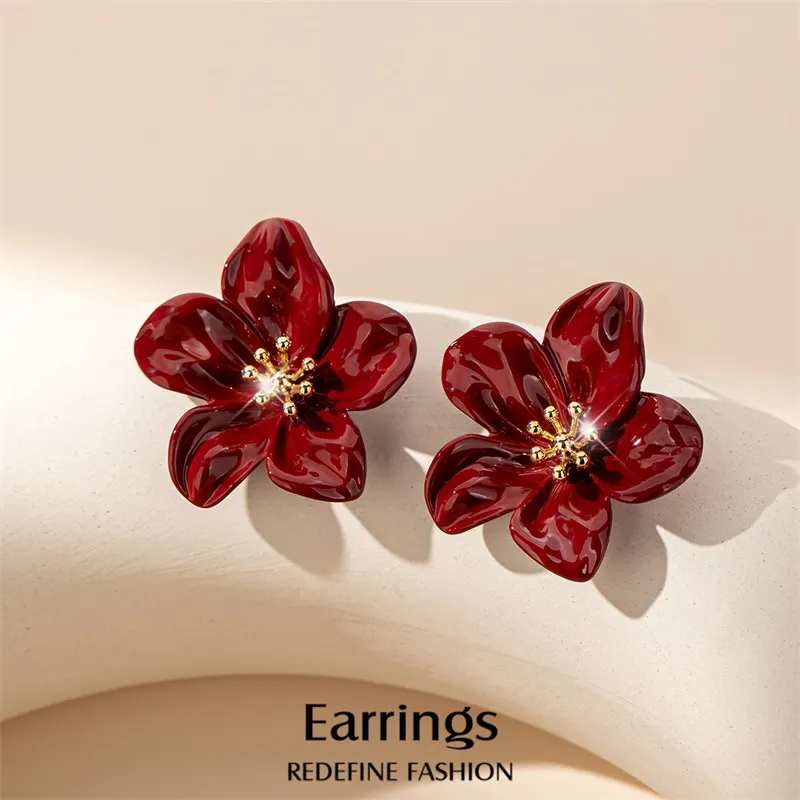 QLADY S925 Silver Stud Earrings Women's-3