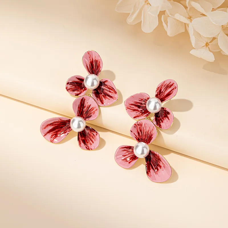 QLADY S925 Silver Stud Earrings Women's-3