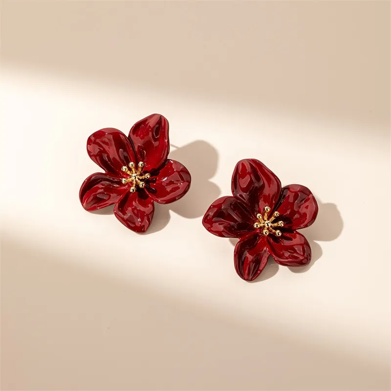QLADY S925 Silver Stud Earrings Women's-4