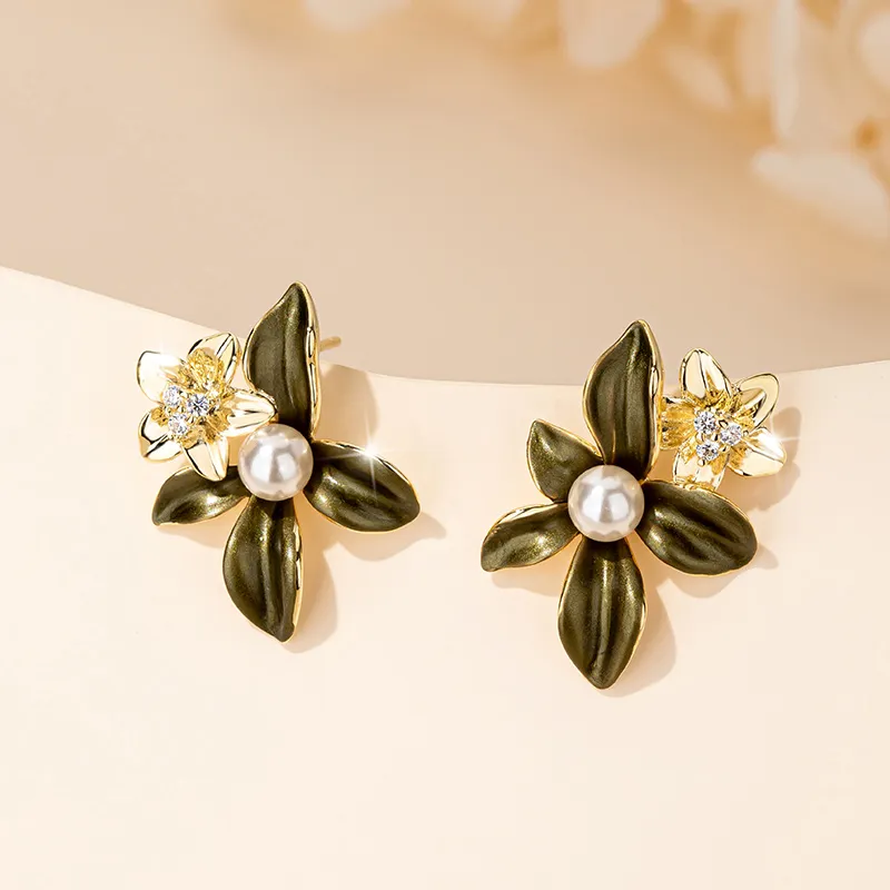 QLADY S925 Silver Stud Earrings Women's-6