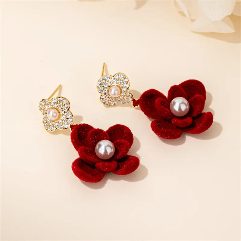 QLADY S925 Silver Stud Earrings Women's-7