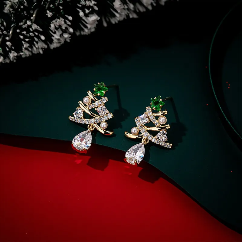 QLADY S925 Silver Stud Earrings Women's-7