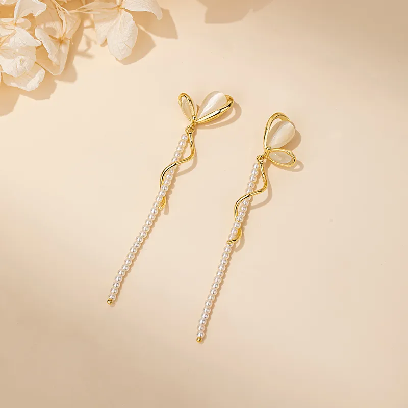 QLADY S925 Silver Stud Earrings Women's-5