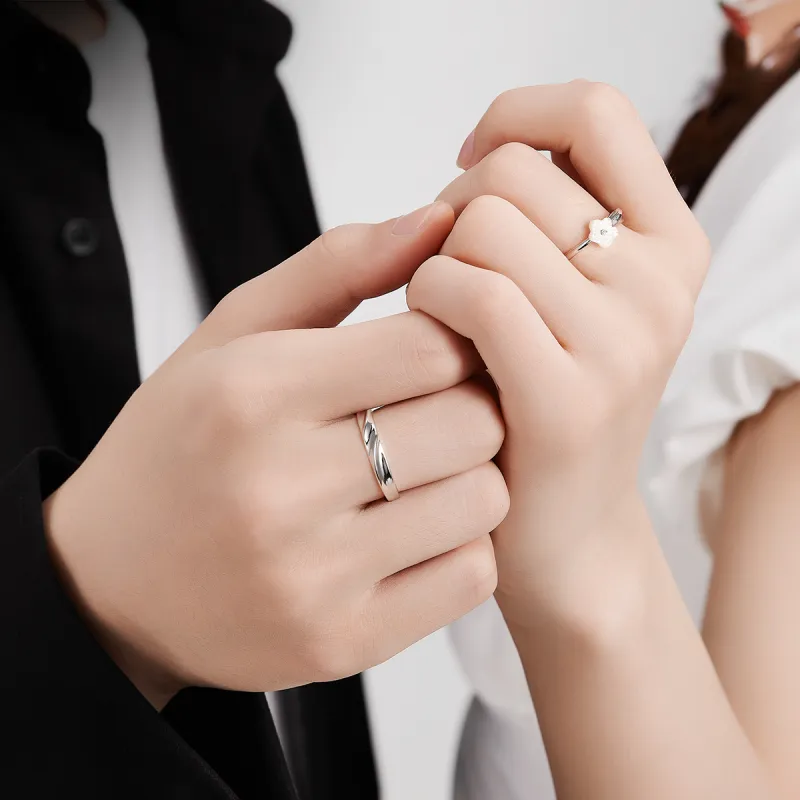 TIDECOLOR S925 Silver Chanel Inspired Ring Unisex Silver-3
