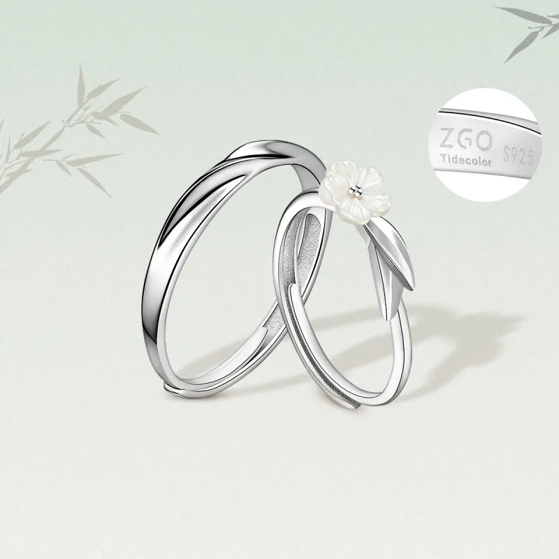 TIDECOLOR S925 Silver Chanel Inspired Ring Unisex Silver-1