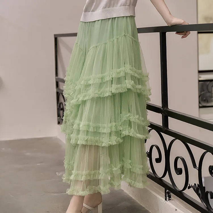 Y.Y.V Casual Long Skirts Women's-9