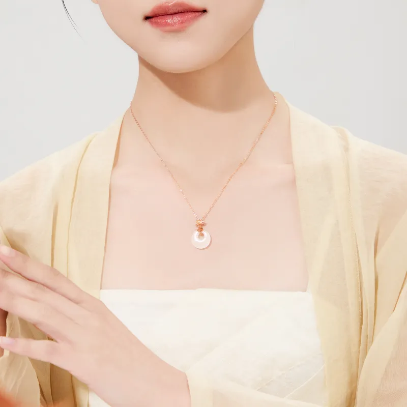 Branded Jewelry Chalcedony Jade Necklaces Women's-2