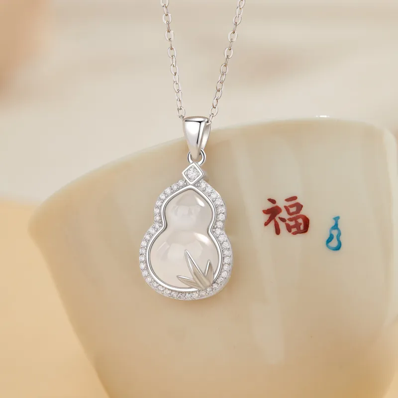 Branded Jewelry Natural Chalcedony Pendants Women's-5