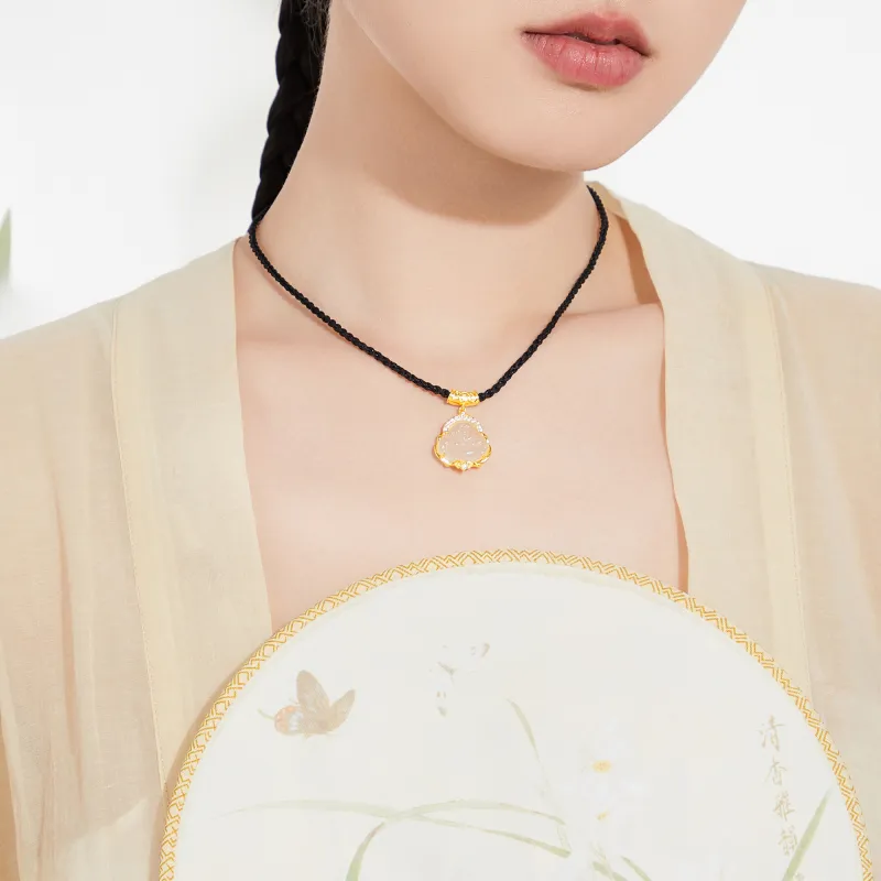 Branded Jewelry Chalcedony Necklaces Women's-6