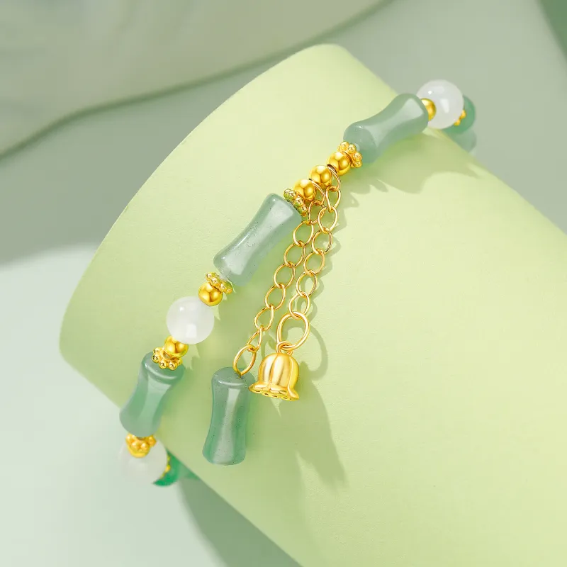 Branded Jewelry Aventurine Bracelets Women's-6