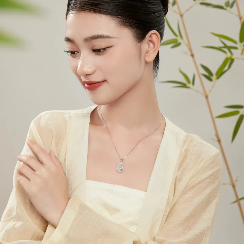 Branded Jewelry Natural Chalcedony Pendants Women's-6