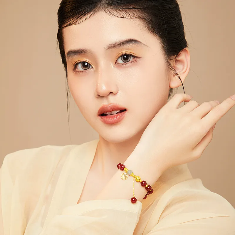 Branded Jewelry Natural Agate Bracelets Women's-1