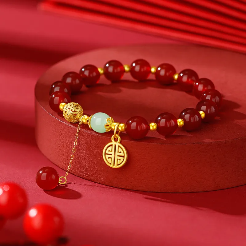 Branded Jewelry Natural Agate Bracelets Women's-9