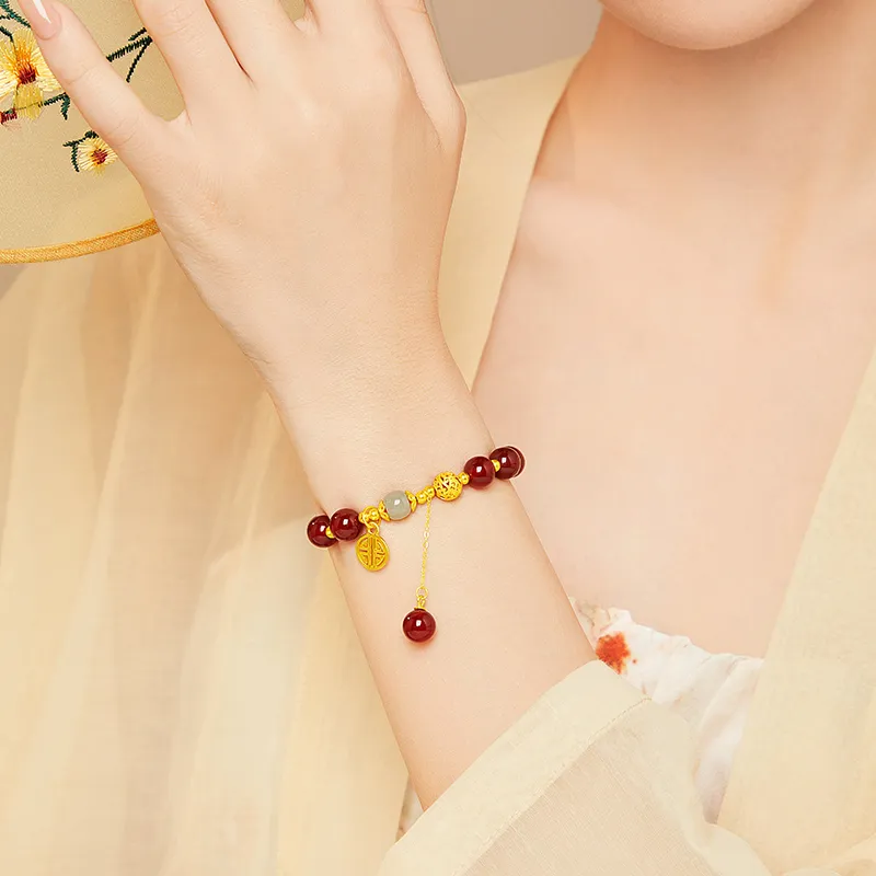 Branded Jewelry Natural Agate Bracelets Women's-5