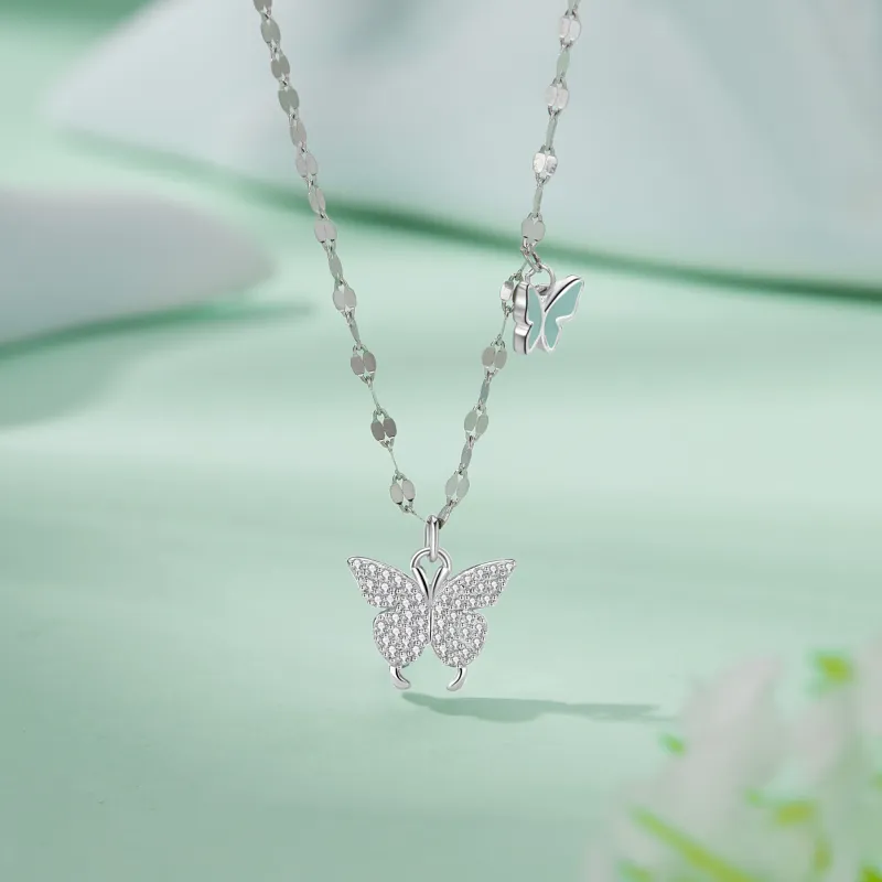 Branded Jewelry S925 Silver Necklaces Women's-5