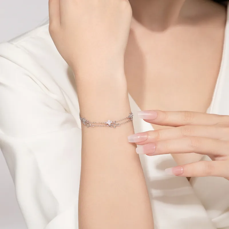 Branded Jewelry S925 Silver Bracelets Women's-1