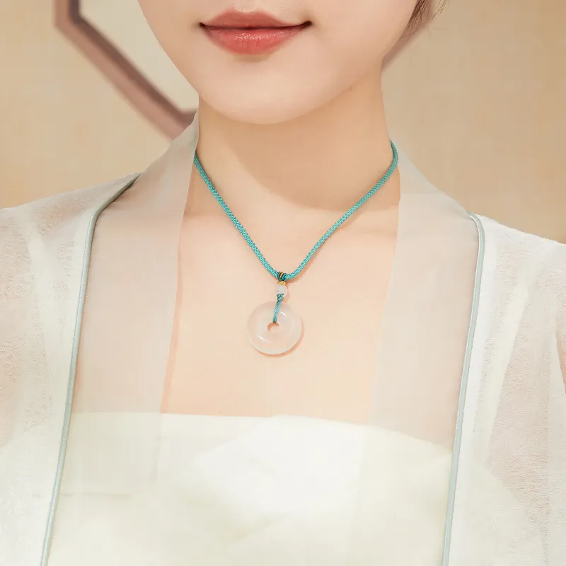 Branded Jewelry Natural Chalcedony Necklaces Women's-6