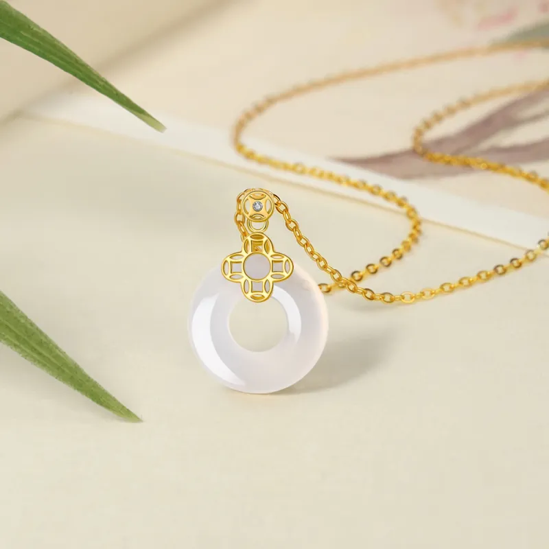 Branded Jewelry Chalcedony Necklaces Unisex-1
