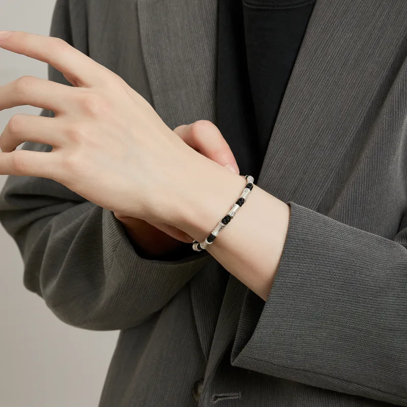 Branded Jewelry S999 Pure Silver Bracelets Unisex-1