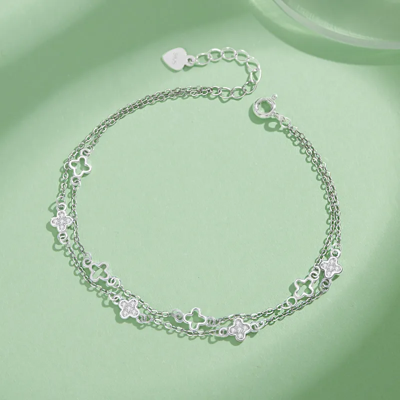 Branded Jewelry S925 Silver Bracelets Women's-4