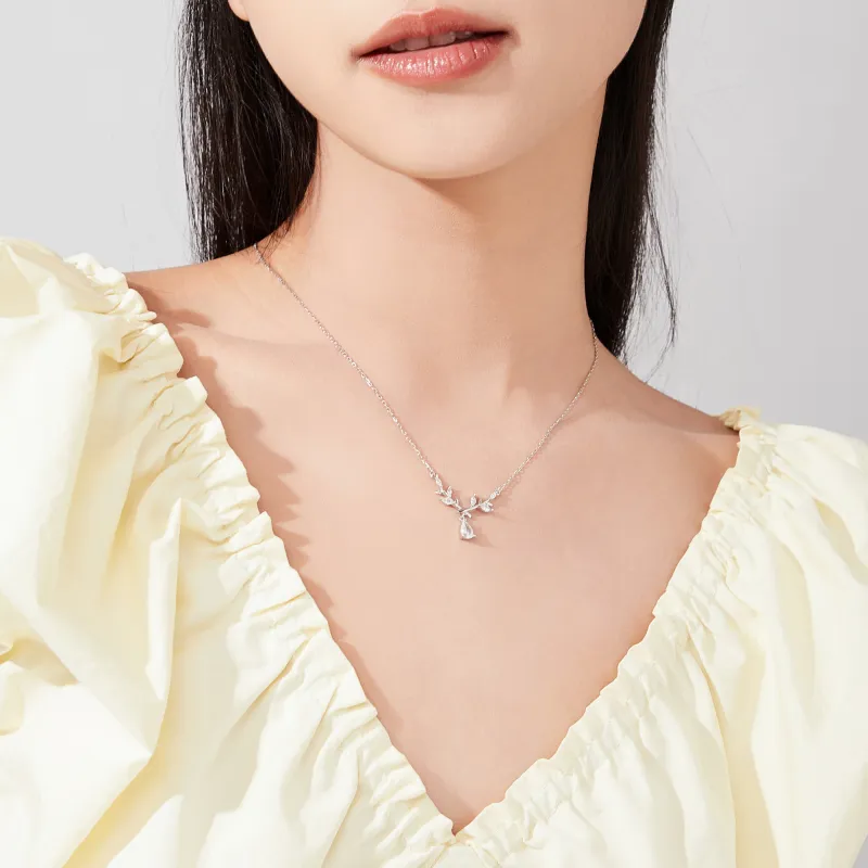 Branded Jewelry S999 Fine Silver Necklaces Women's-6