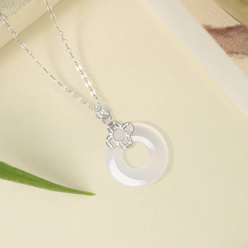 Branded Jewelry Chalcedony Necklaces Unisex-5