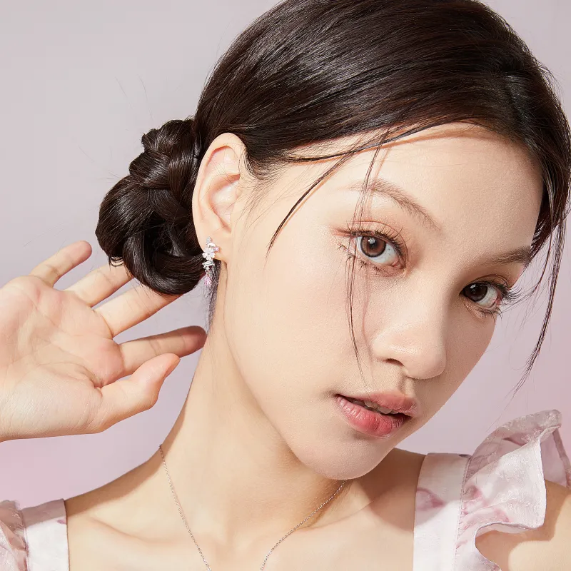 Branded Jewelry S925 Silver Earrings Women's-2
