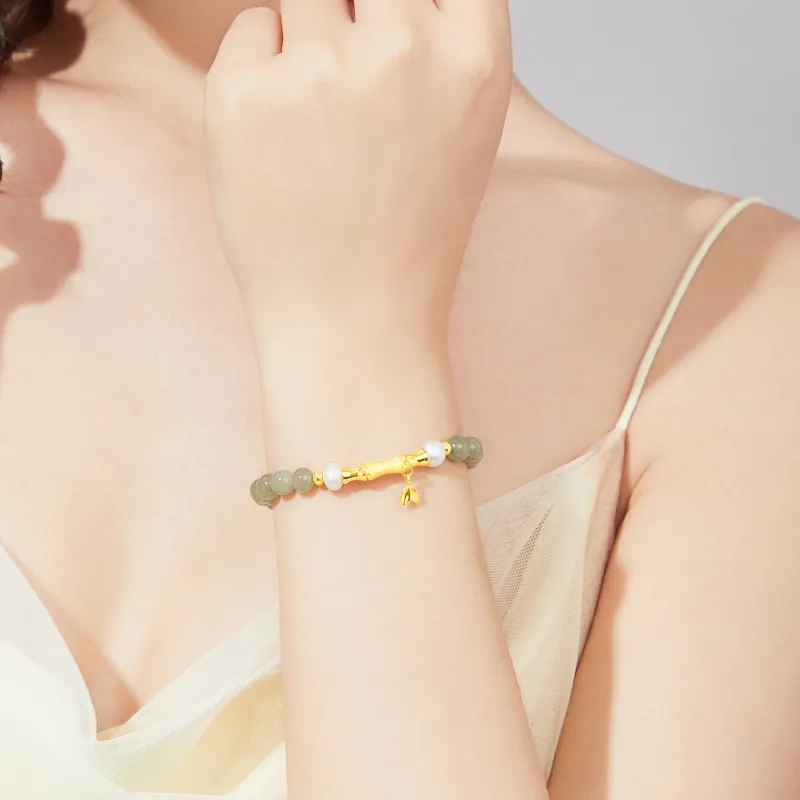Branded Jewelry Bracelets Green Jade Women's-5