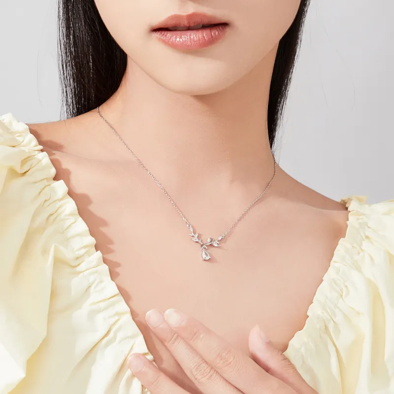 Branded Jewelry S999 Fine Silver Necklaces Women's-4