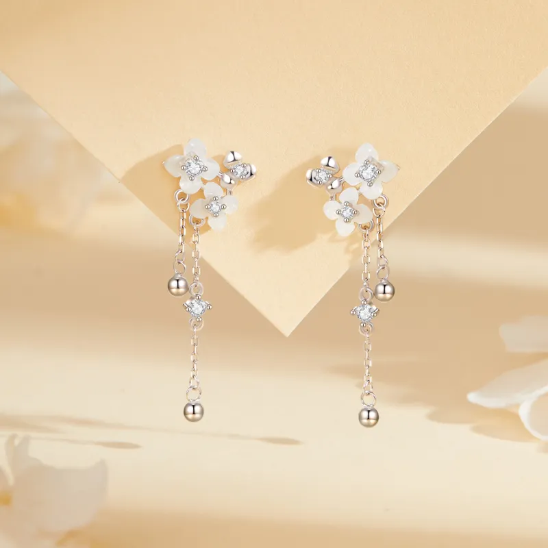 Branded Jewelry S925 Silver Earrings Women's-2