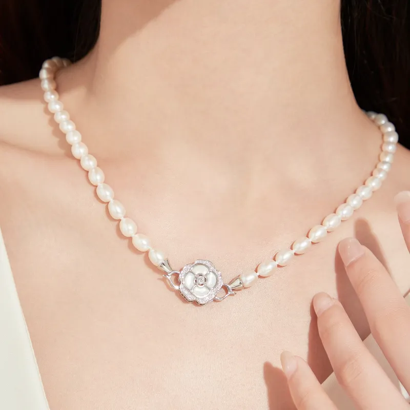 Branded Jewelry Pearl Necklaces Women's-2