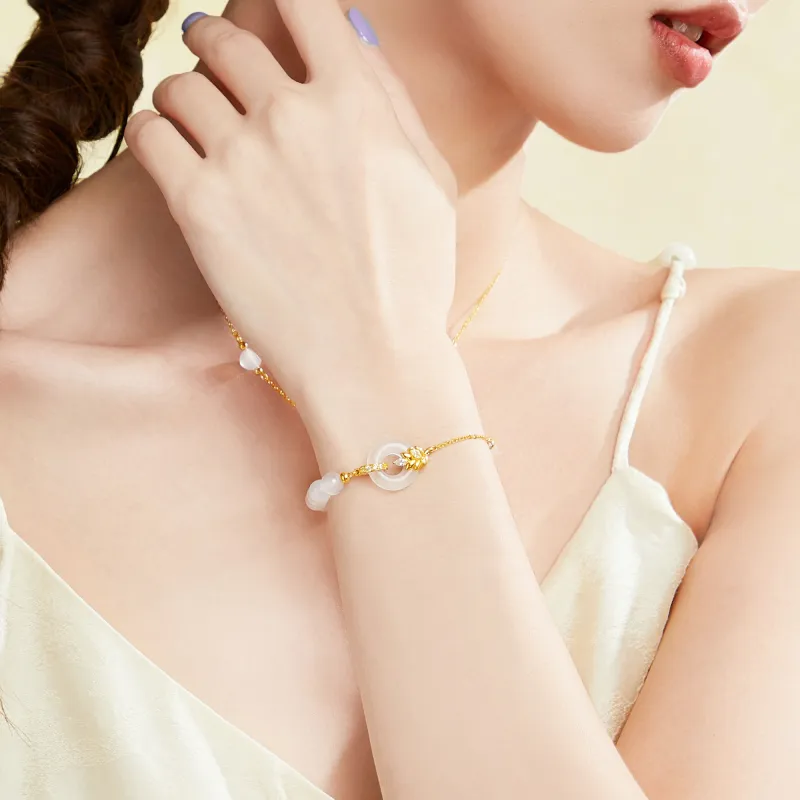Branded Jewelry Chalcedony Bracelets Women's-1