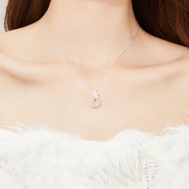 Branded Jewelry Chalcedony Necklaces Women's-5