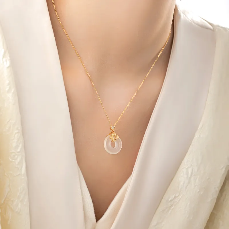 Branded Jewelry Chalcedony Necklaces Unisex-2