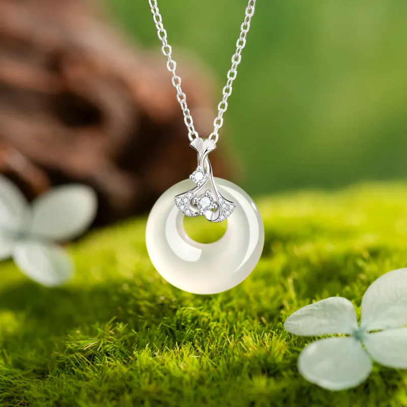 Branded Jewelry Natural Chalcedony Pendants Women's-6