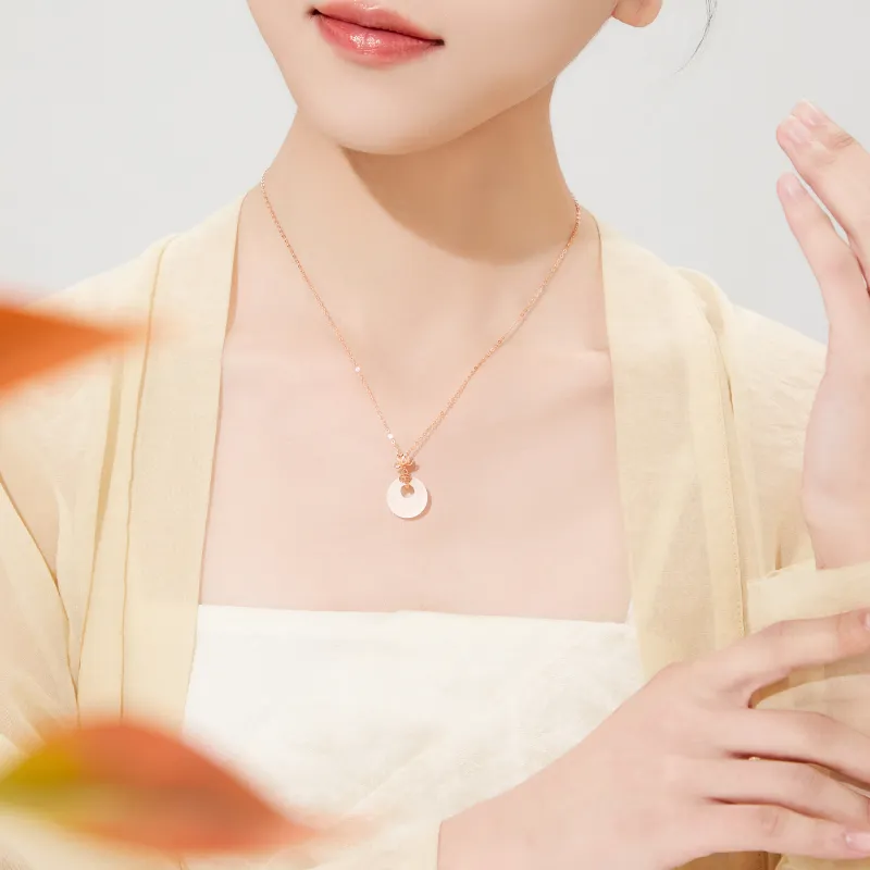 Branded Jewelry Chalcedony Jade Necklaces Women's-6