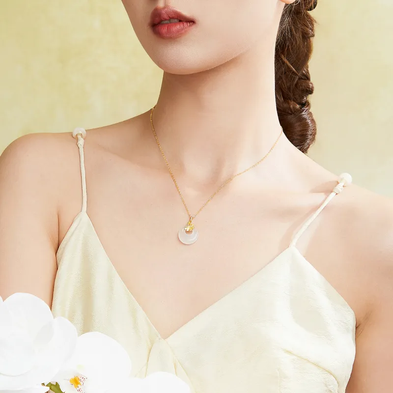 Branded Jewelry Chalcedony Necklaces Women's-5