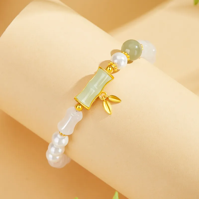Branded Jewelry Bracelets White Jade Women's-6