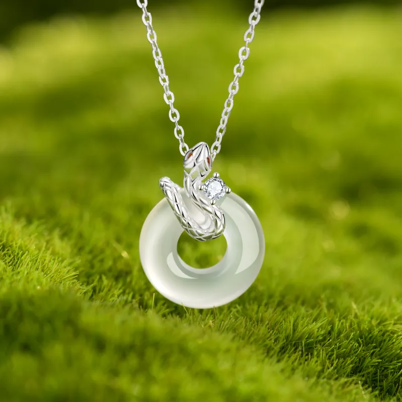 Branded Jewelry Chalcedony Necklaces Women's-6
