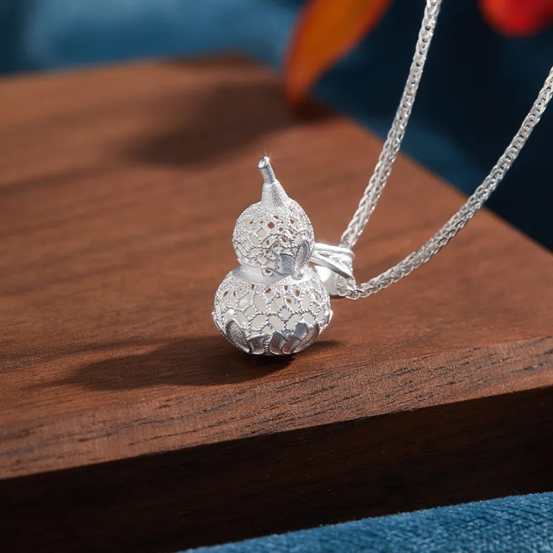 Branded Jewelry S999 Fine Silver Necklaces Women's-5